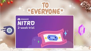 2 WEEKS FREE NITRO TO EVERYONE  SHARE NITRO [upl. by Biebel672]