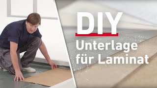 DIY Unterlage für Laminat [upl. by Jose625]