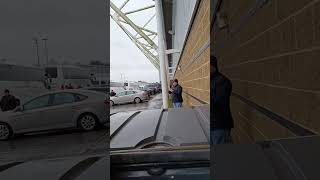 Through the turnstiles at Croud Meadow Stadium Shrewsbury v Birmingham City away end [upl. by Anitsyrhk627]