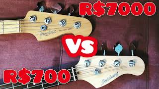 Strinberg CAB16 vs Fender American PBass  Vale a pena [upl. by Pawsner]