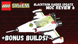 MOC Review 6 BLACKTRON RAIDER UPDATE  BONUS BUILDS  Willynilly18 Films [upl. by Ihcelek]