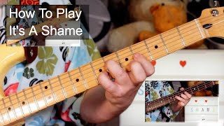 Its A Shame Detroit Spinners Guitar amp Bass Lesson [upl. by Tonjes]