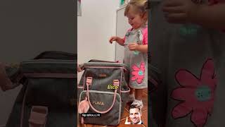 Mini Estilista em Ação 👜👶 [upl. by Akoyn]