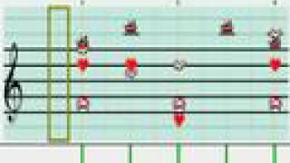 Crazy Frogs Version of Axel F in Mario Paint Composer [upl. by Mrots441]