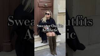 30 stylish aesthetic sweater outfitsootd oldmoneyfashion outfitideas sweat fashioninspo fw24 [upl. by Mccully]