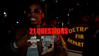 FREE YN Jay x Detroit Sample Type Beat  quot21 Questionsquot [upl. by Nehtiek]