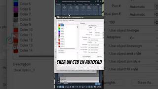 CTB en AutoCAD  fácil y rápido  autocadtips tutorial autocad architecture diseño shorts [upl. by Nael875]