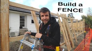 How to Build a Fence Like a Carpenter [upl. by Rodrich527]