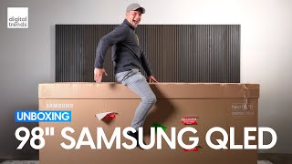 Unboxing Samsung’s Largest QLED TV  Meet the 98” QN90D [upl. by Mauri]