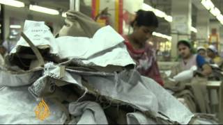 Bangladesh textile workers struggle to survive [upl. by Blanch960]