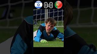 Greatest Goalkeeper of all Time  Israel 🆚 Portugal Imaginary Penalty Shootout 🇮🇱🇵🇹 ronaldo shorts [upl. by Ojyram224]