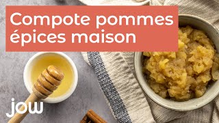 Recette de la compote pommes épices maison [upl. by Ardnat]