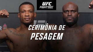 UFC AO VIVO COM IMAGENS Cerimônia de Pesagem UFC São Paulo [upl. by Nolos]