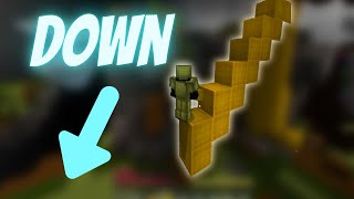 How to Bridge Downwards in Bedwars [upl. by Redd]