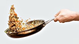 How to Flip Food in a Pan [upl. by Eitsyrc]