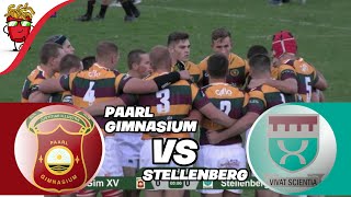 Match Highlights Paarl Gimnasium vs Stellenberg 1st XV [upl. by Jahdiel]