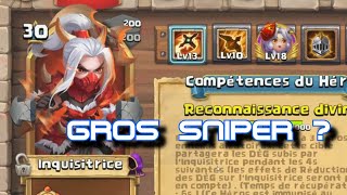 Inquisitrice gros ou petit sniper  Castle Clash [upl. by Alboran]