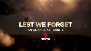 2024 Lest We Forget Anzac Day Tribute Concert  7 News Australia [upl. by Kellene]