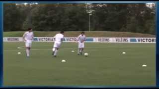 Soccer Drills The Art of Attacking Soccer 3 Drill 01 [upl. by Tormoria]