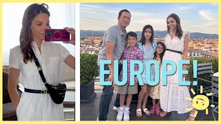 PACKING FOR EUROPE  Mom Outfits Kid Tips amp Shopping Haul [upl. by Enaitsirk]