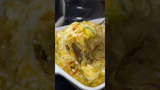 Green chili Chicken Enchiladas for dinner 😋 cooking recipe food chicken easyrecipe shorts [upl. by Sissy]