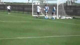 Zidane embarrasses a young goalkeeper in training [upl. by Harve10]