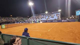 ultimo game Genaro Olivieri df Franco Agamenone  Uruguay Open 2022 [upl. by Atenahs477]