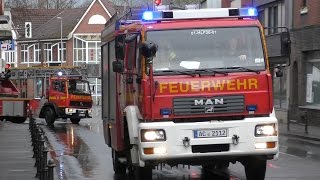 Unimog RW1 Löschzug mit RW1 der Feuerwehr Herzogenrath [upl. by Ethelin530]