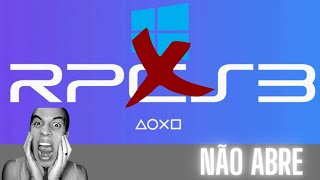 Solução 2024  RPCS3 não Abre no Windows [upl. by Winwaloe]