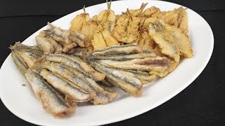 pescaíto frito malagueño cómo se fríen los boquerones en Málaga 🌞🐟 [upl. by Gianna]