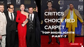 2024 Critics Choice Awards Best Fashion HighlightsPart7 [upl. by Aynotak]