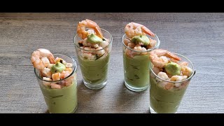 Verrines avocats crevettes [upl. by Mcclenaghan]