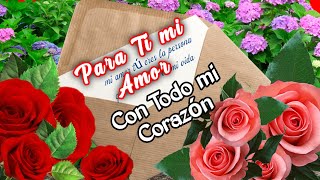 🥰POEMA de AMOR Para dedicarlo a esa persona tan especial  poema de amor para dedicar a una mujer [upl. by Guise476]