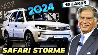 2024 Tata Safari Storme Is Back With New Updated Model  ₹ 15 Lakhs  Safari Storme 2024 [upl. by Ahel]