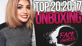 TOP 20 UNBOXING  NYX Makeup UK 2017 FACE Awards faceawardsuk [upl. by Luane]