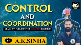 CONTROL AND COORDINATION CLASS 10 CBSE EXAM 2025 [upl. by Valentine]