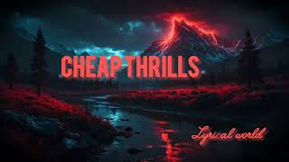 Cheap Thrills  lyrical world [upl. by Yentrac483]