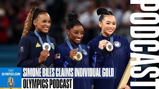 Simone Biles claims individual gold Womens gymnastics roundtable  Podcast [upl. by Chiquita]