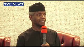 WATCH Osinbajo Visits Akeredolu Says quotI Will Disappoint Nigerians If I Dont Contest [upl. by Enyaw]