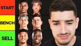 Brutally Ranking EVERY Man United Player Tier List [upl. by Millicent624]