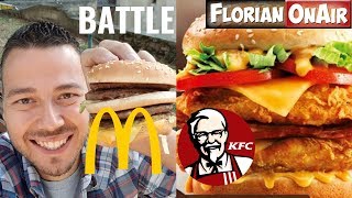 BATTLE Le MEGAMAC McDo VS le DOUBLE STACKER Cheese amp Bacon KFC  VLOG 682 [upl. by Ines]