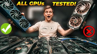 REVEALED 40 GPUs tested 👉 BEST GPU for Creators 2024 ULTIMATE RadeON VS ARC VS GeForce Battle [upl. by Nauh]