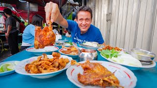 Back in Indonesia 🇮🇩 INDONESIAN STREET FOOD  World’s Best Fried Duck in Surabaya [upl. by Cyprus]