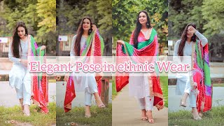 10 How to Pose in Ethnic wear Suit pose  Indoor amp Outdoor Pose for Girls  My clicks Instagram [upl. by Rena]