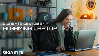 G6X AI Gaming Laptop from GIGABYTE [upl. by Shanna]