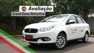 Avaliação  Fiat Grand Siena Attractive 14  Curiosidade Automotiva® [upl. by Nedyaj]