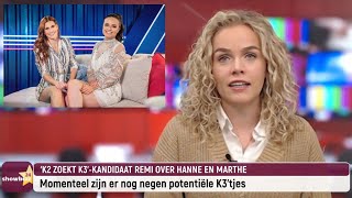 ‘K2 zoekt K3’kandidaat Remi heeft een opvallende boodschap “Dit vind ik over Hanne en Marthe” [upl. by Ainahs]