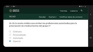 Examen SICAD preguntas 2023 aprueba a la primera y obtén tu constancia [upl. by Aihsikal]