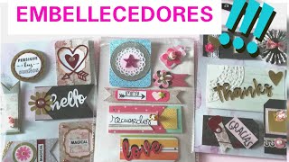 EMBELLECEDORES CON RESTOS DE SCRAP  3 Y [upl. by Netsew472]