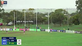 Rd 18 Hostplus SANFL Snapshot  Souths Finn EmileBrennan dodges amp goals [upl. by Afirahs]